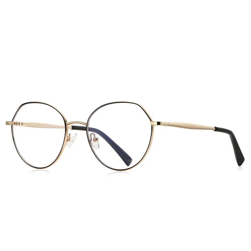 Handmade Acetate Round Progressive Prescription Glasses
