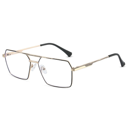 Metal Square Photochromic Aviator Glasses