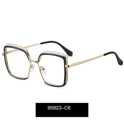 Handmade Polygon Butterfly Myopia Glasses