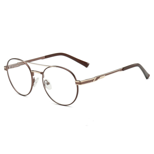 Metal Aviator Progressive Photochromic Glasses