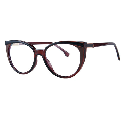 Handmade Acetate Cat Eye Progressive Prescription Glasses