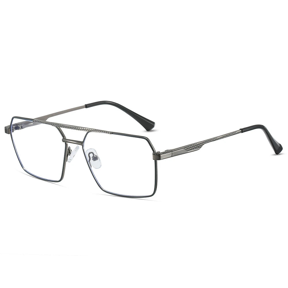 Metal Square Photochromic Aviator Glasses