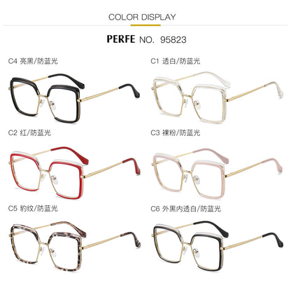 Handmade Polygon Butterfly Myopia Glasses