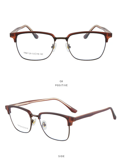 Classic Business Square Distance Prescription Glasses