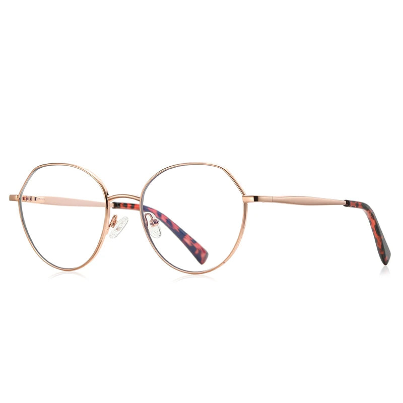 Handmade Acetate Round Progressive Prescription Glasses