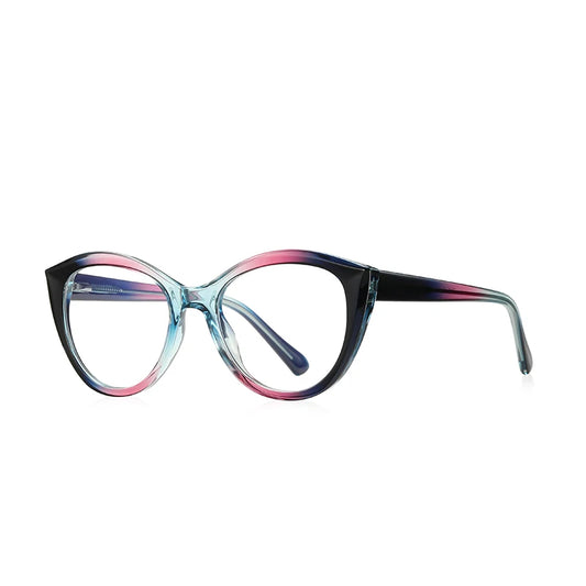 Handmade Round Gradient Photochromic Glasses
