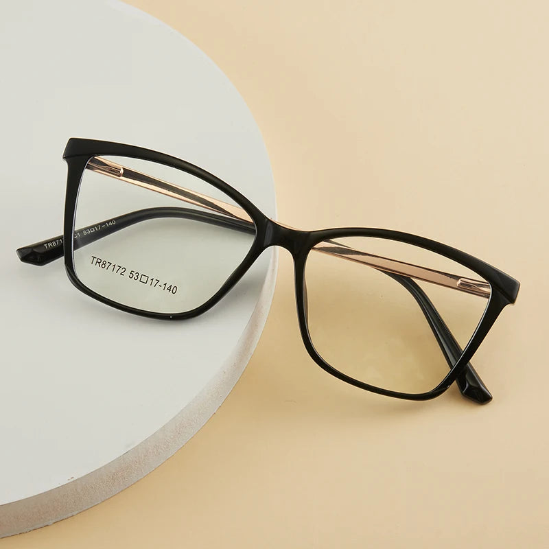 Acetate Butterfly Square Progressive Glasses