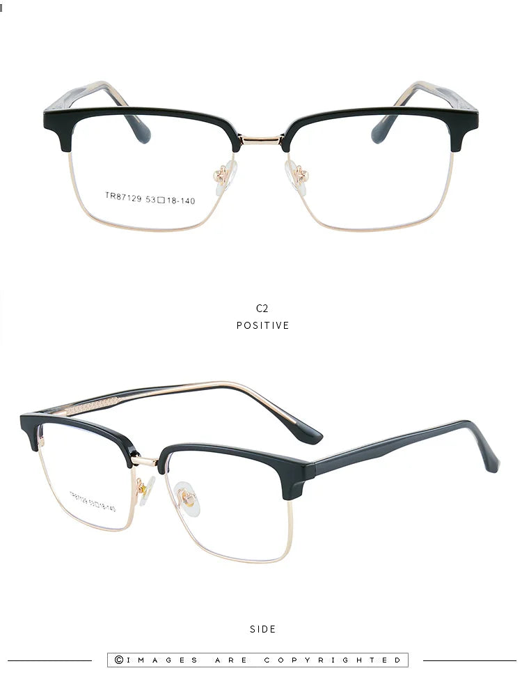 Classic Business Square Distance Prescription Glasses