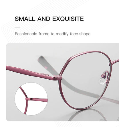 Handmade Acetate Round Progressive Prescription Glasses