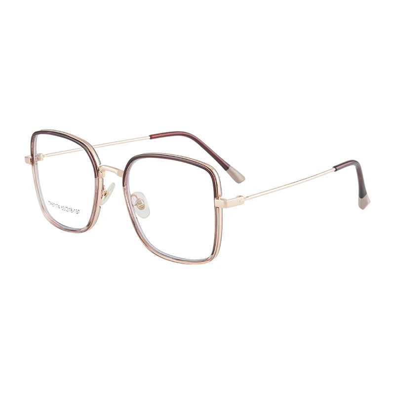 Polygon Progressive Photochromic Blue Light Glasses