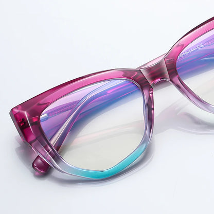Handmade Square Photochromic Multifocal Glasses