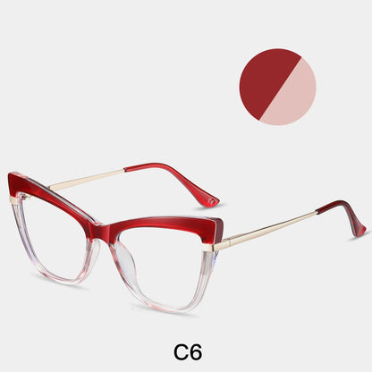 Acetate Cat Eye Photochromic Prescription Glasses