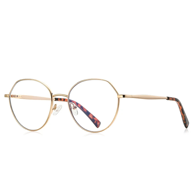 Handmade Acetate Round Progressive Prescription Glasses