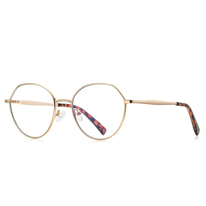 Handmade Acetate Round Progressive Prescription Glasses