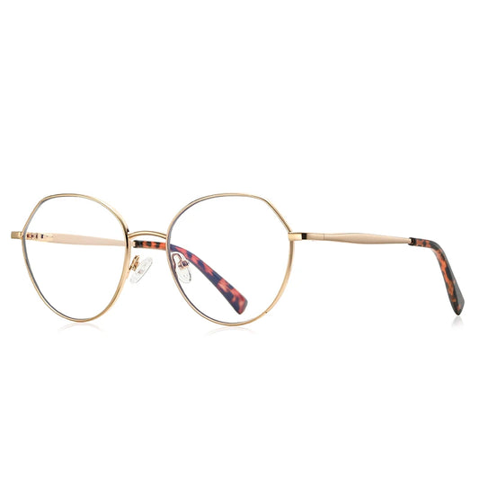 Handmade Acetate Round Progressive Prescription Glasses