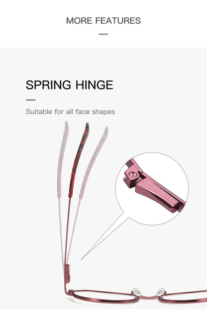 Handmade Acetate Round Progressive Prescription Glasses