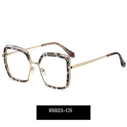 Handmade Polygon Butterfly Myopia Glasses