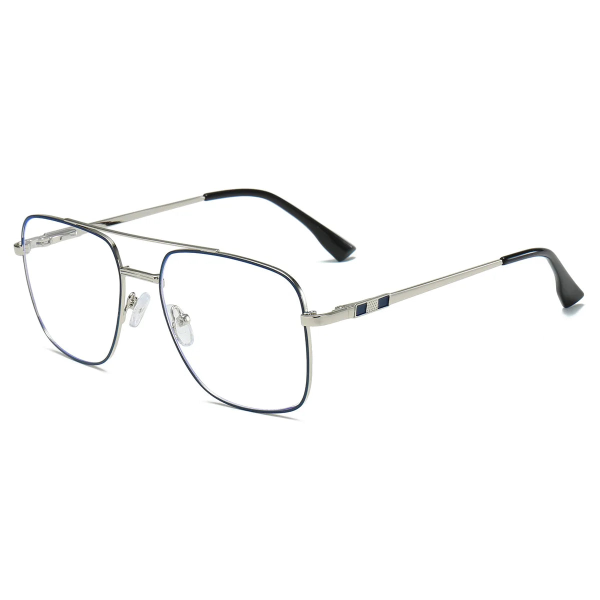 Metal Square Aviator Progressive Glasses