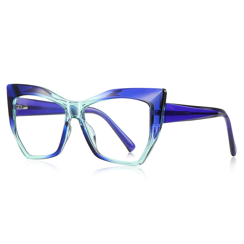 Handmade Cat Eye Photochromic Multifocal Glasses