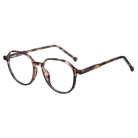Handmade Acetate Round Progressive Prescription Glasses