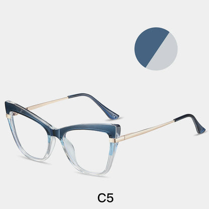 Acetate Cat Eye Photochromic Prescription Glasses