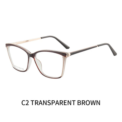 Acetate Butterfly Square Progressive Glasses
