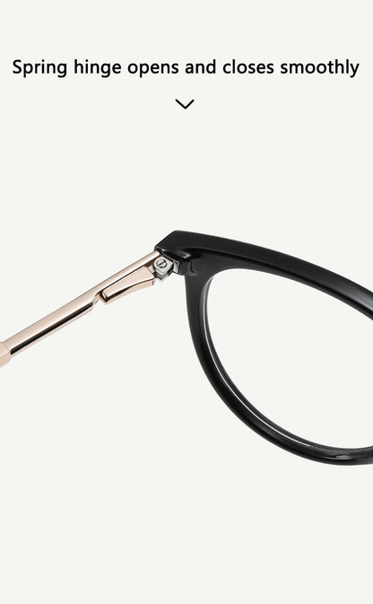 Acetate Round Progressive Blue Light Glasses