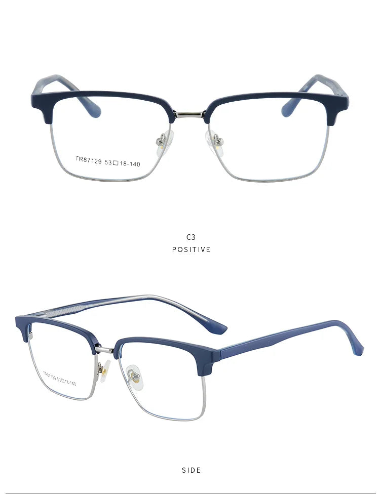 Classic Business Square Distance Prescription Glasses