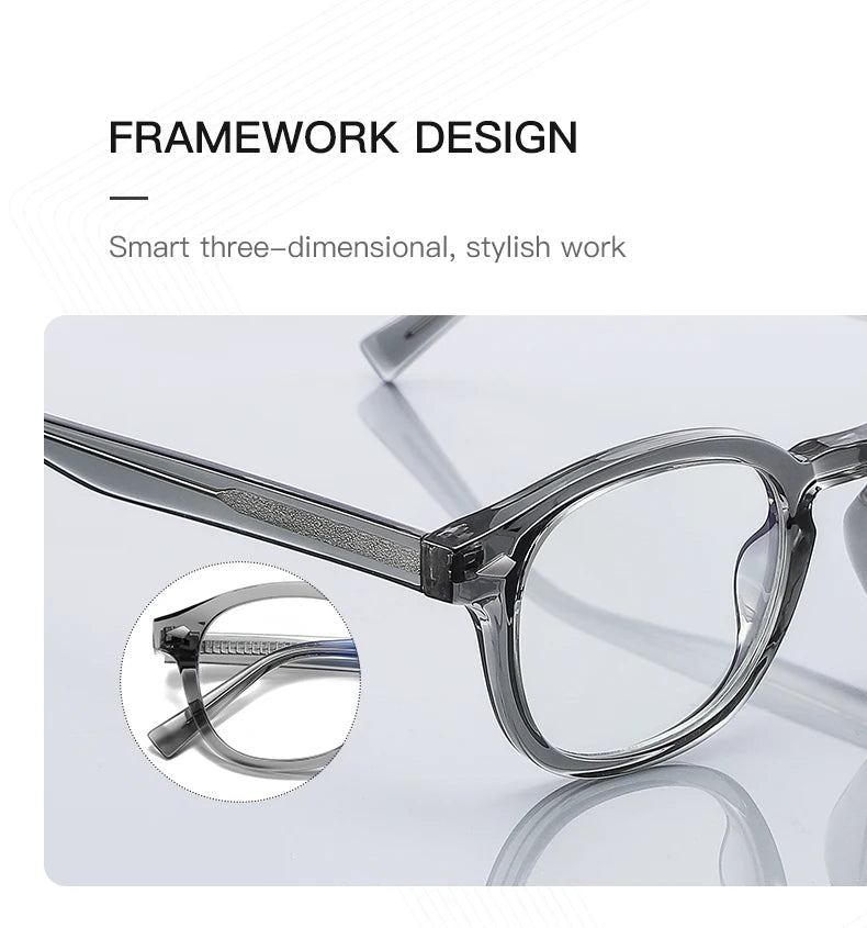 Korean Round Photochromic Progressive Glasses