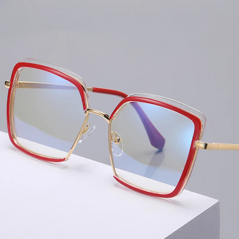 Handmade Polygon Butterfly Myopia Glasses