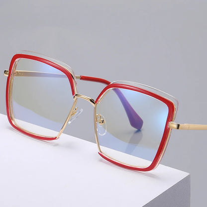 Handmade Polygon Butterfly Myopia Glasses