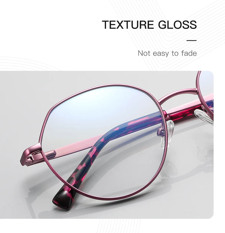Handmade Acetate Round Progressive Prescription Glasses