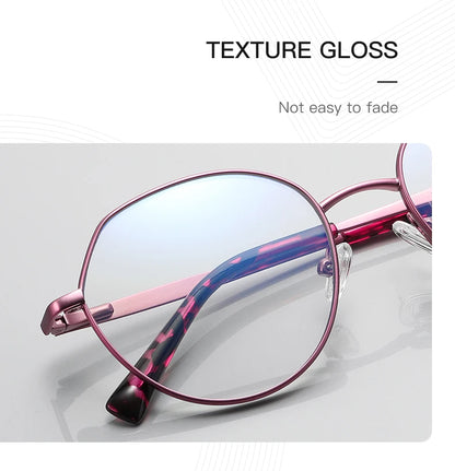 Handmade Acetate Round Progressive Prescription Glasses