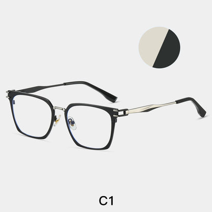 Metal Square Photochromic Progressive Glasses
