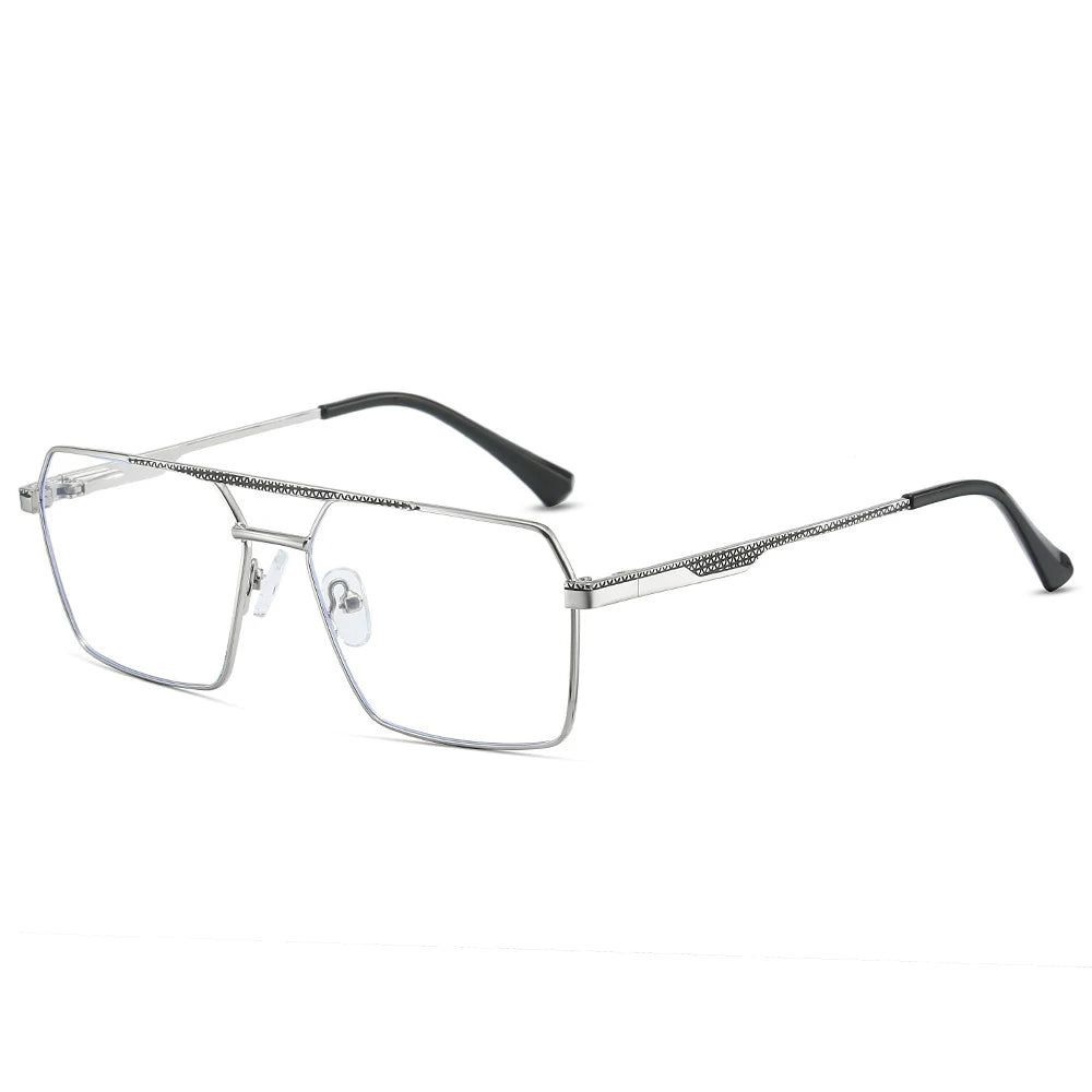 Metal Square Photochromic Aviator Glasses