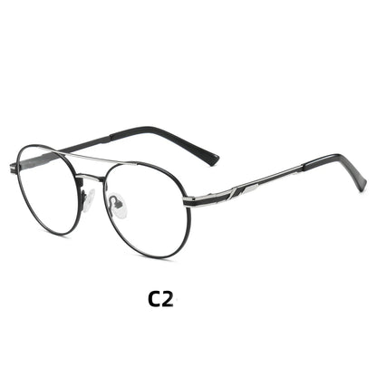 Metal Aviator Progressive Photochromic Glasses