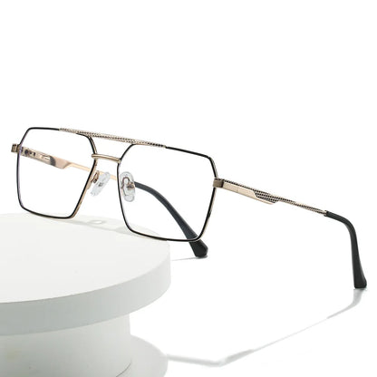 Metal Square Photochromic Aviator Glasses