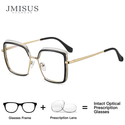 Handmade Polygon Butterfly Myopia Glasses