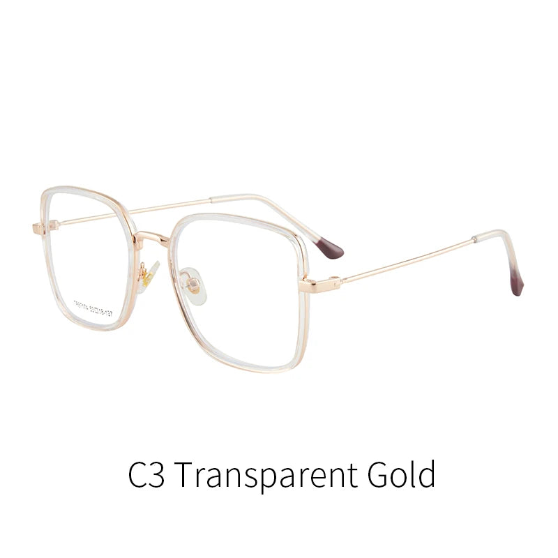 Polygon Progressive Photochromic Blue Light Glasses