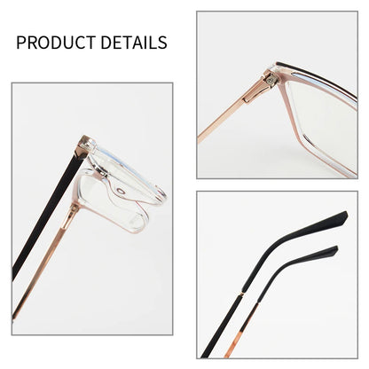 Acetate Butterfly Square Progressive Glasses