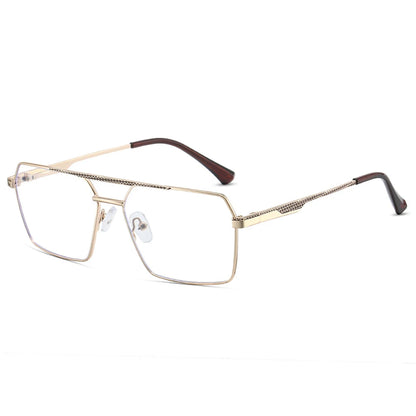 Metal Square Photochromic Aviator Glasses