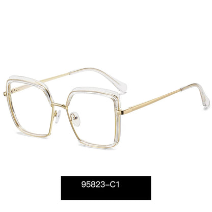 Handmade Polygon Butterfly Myopia Glasses