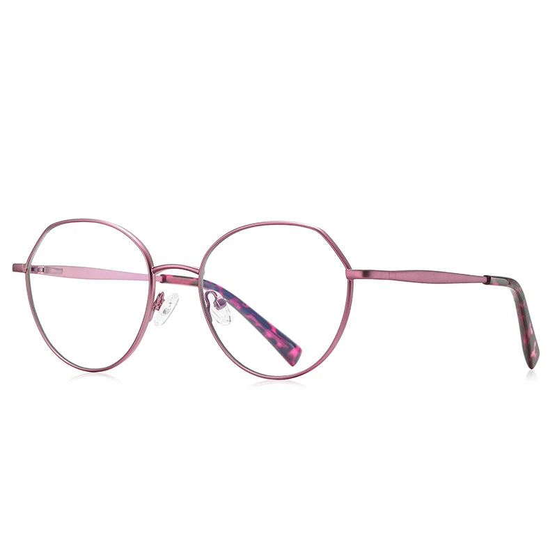 Handmade Acetate Round Progressive Prescription Glasses