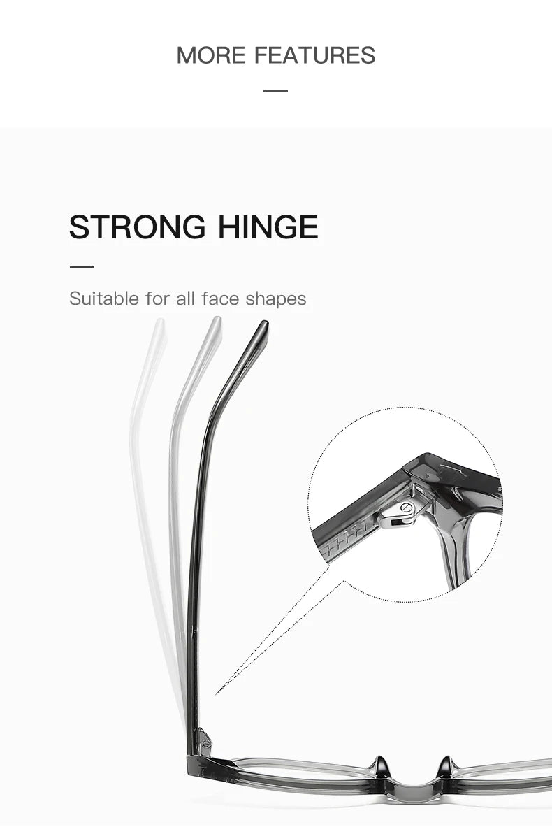 Korean Round Photochromic Progressive Glasses