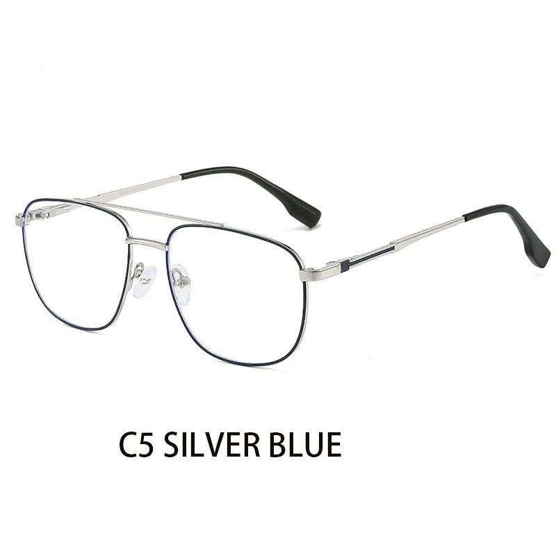 Double Bridge Aviator Progressive Glasses