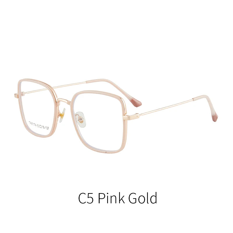 Polygon Progressive Photochromic Blue Light Glasses