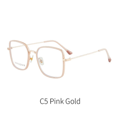 Polygon Progressive Photochromic Blue Light Glasses