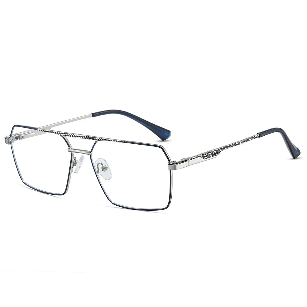 Metal Square Photochromic Aviator Glasses