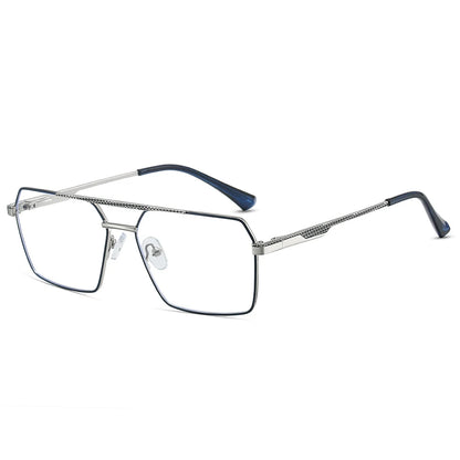 Metal Square Photochromic Aviator Glasses