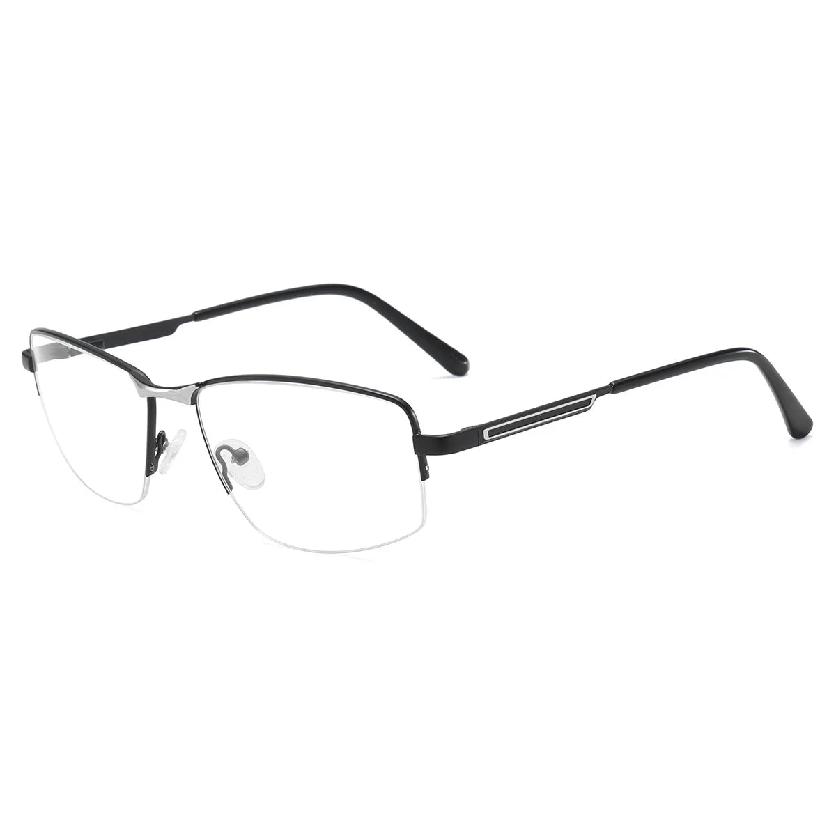 Half Rimless Photochromic Blue Light Glasses